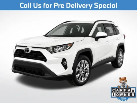 White 2021 Toyota RAV4 XLE Premium for sale in Charlotte, NC