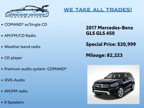 Photos of 2017 Mercedes-Benz GLS 450 for sale in Charlotte, NC at Dream Work Automotive