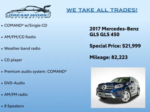 Photos of 2017 Mercedes-Benz GLS 450 for sale in Charlotte, NC at Dream Work Automotive