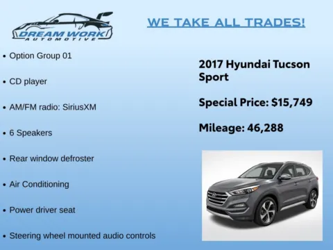 Photos of 2017 Hyundai Tucson Sport for sale in Charlotte, NC at Dream Work Automotive