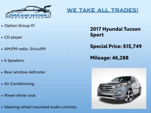 Photos of 2017 Hyundai Tucson Sport for sale in Charlotte, NC at Dream Work Automotive