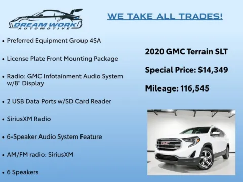 Photos of 2020 GMC Terrain SLT for sale in Charlotte, NC at Dream Work Automotive