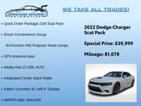 Photos of 2022 Dodge Charger R T Scat Pack for sale in Charlotte, NC at Dream Work Automotive
