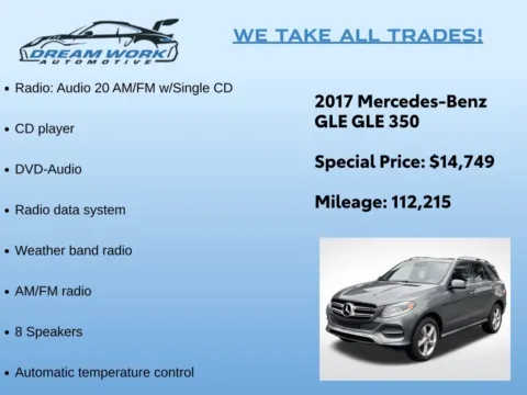 Photos of 2017 Mercedes-Benz GLE 350 for sale in Charlotte, NC at Dream Work Automotive