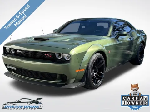 Green 2021 Dodge Challenger R/T Scat Pack Widebody for sale in Charlotte, NC