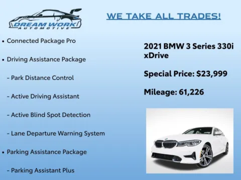 Photos of 2021 BMW 3 Series 330i xDrive for sale in Charlotte, NC at Dream Work Automotive