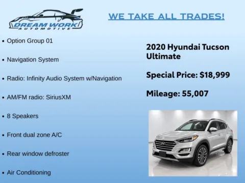 Photos of 2020 Hyundai Tucson Ultimate for sale in Charlotte, NC at Dream Work Automotive