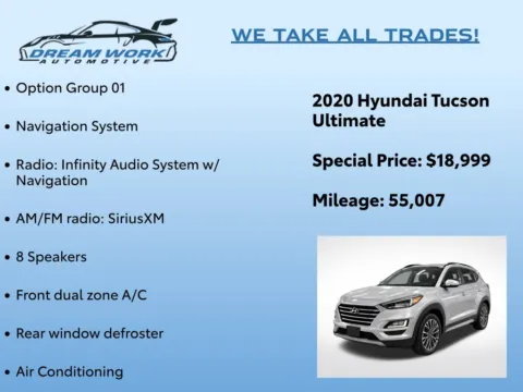 Photos of 2020 Hyundai Tucson Ultimate for sale in Charlotte, NC at Dream Work Automotive