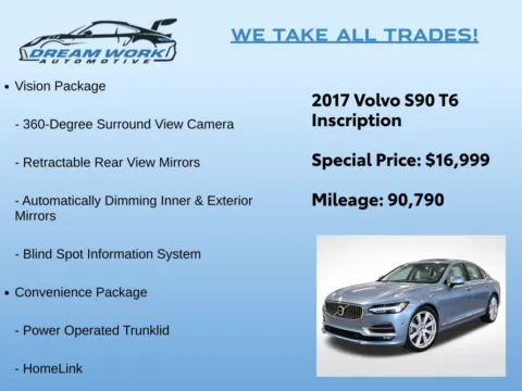 Photos of 2017 Volvo S90 T6 Inscription for sale in Charlotte, NC at Dream Work Automotive