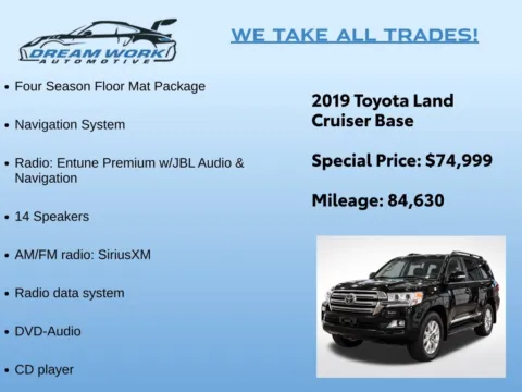 Photos of 2019 Toyota Land Cruiser for sale in Charlotte, NC at Dream Work Automotive