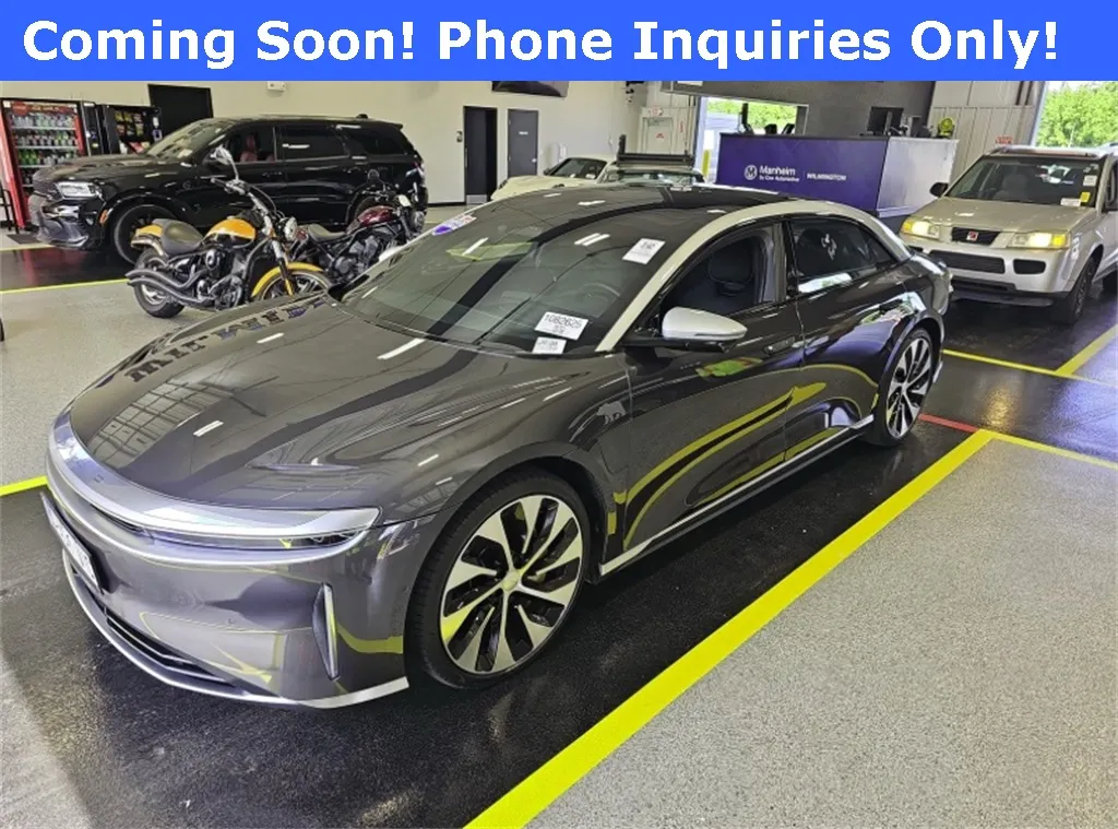 Gray 2022 Lucid Air Grand Touring for sale in Charlotte, NC