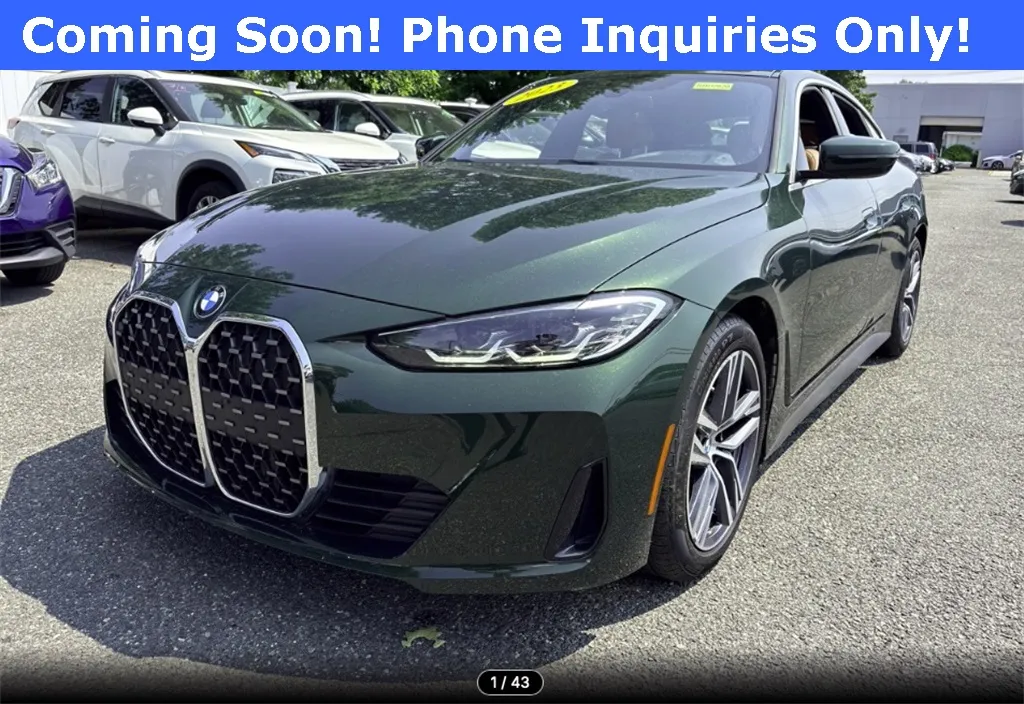 Green 2023 BMW 4 Series 430i Gran Coupe for sale in Charlotte, NC