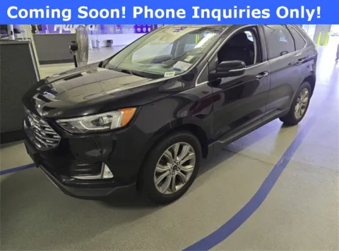 Black 2019 Ford Edge Titanium for sale in Charlotte, NC