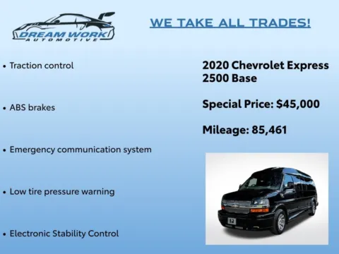 Photos of 2020 Chevrolet Express 2500 Explorer for sale in Charlotte, NC at Dream Work Automotive