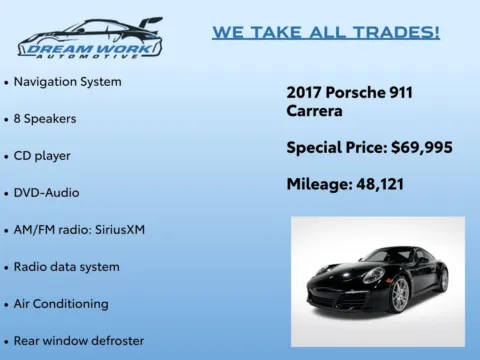 Photos of 2017 Porsche 911 Carrera for sale in Charlotte, NC at Dream Work Automotive