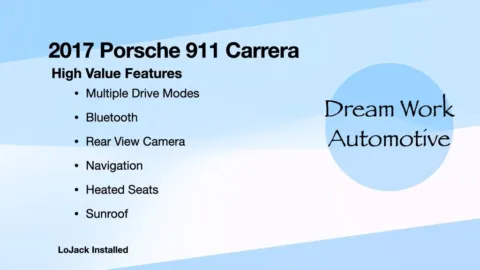 Another view of 2017 Porsche 911 Carrera for sale in Charlotte, NC at Dream Work Automotive