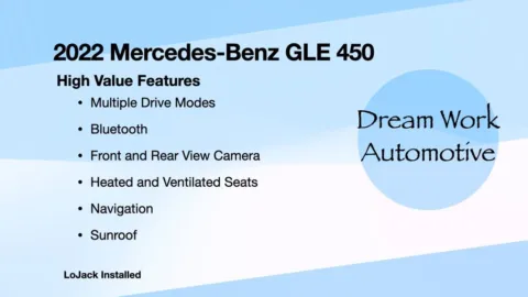 Photos of 2022 Mercedes-Benz GLE 450 for sale in Charlotte, NC at Dream Work Automotive