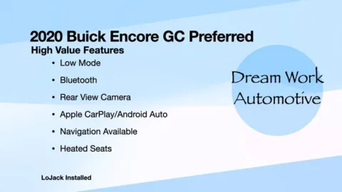 Another view of 2020 Buick Encore GX Preferred for sale in Charlotte, NC at Dream Work Automotive