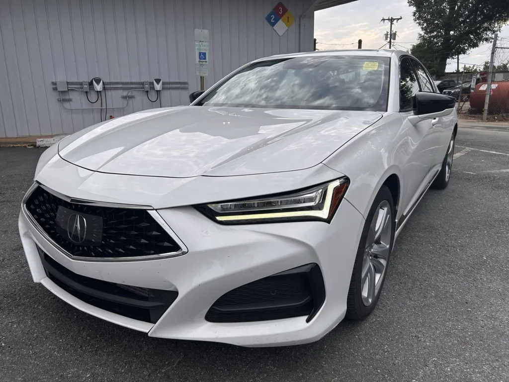 White 2021 Acura TLX Technology Package for sale in Charlotte, NC
