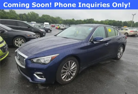 Blue 2022 INFINITI Q50 LUXE for sale in Charlotte, NC