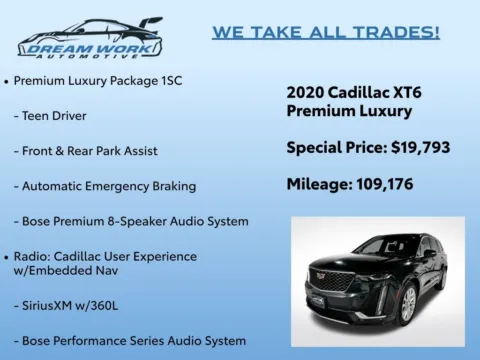 Photos of 2020 Cadillac XT6 Premium Luxury for sale in Charlotte, NC at Dream Work Automotive
