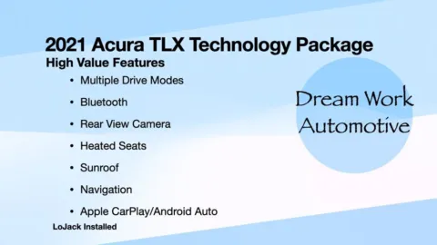 Another view of 2021 Acura TLX Technology Package for sale in Charlotte, NC at Dream Work Automotive
