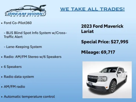 Photos of 2023 Ford Maverick Lariat for sale in Charlotte, NC at Dream Work Automotive