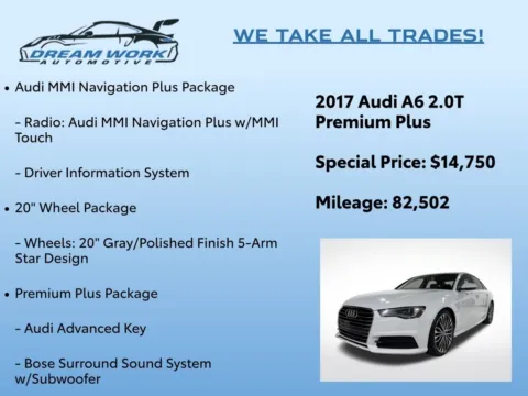 Photos of 2017 Audi A6 2.0T Premium Plus for sale in Charlotte, NC at Dream Work Automotive
