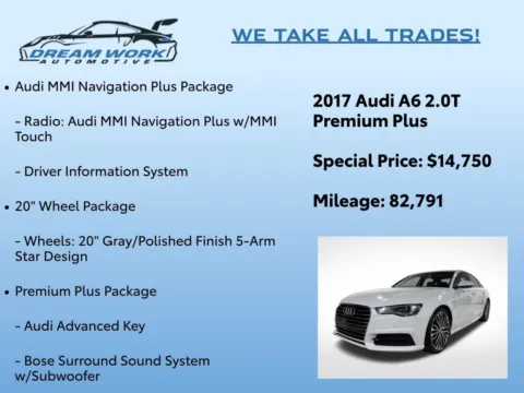 Photos of 2017 Audi A6 2.0T Premium Plus for sale in Charlotte, NC at Dream Work Automotive