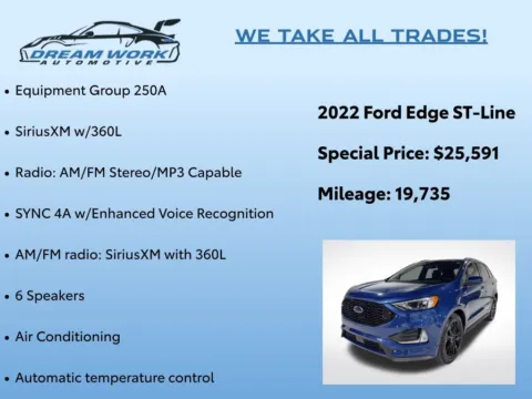 Photos of 2022 Ford Edge ST Line for sale in Charlotte, NC at Dream Work Automotive