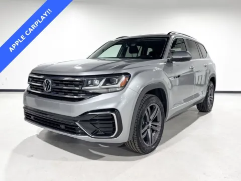 Silver 2021 Volkswagen Atlas 3.6L V6 SE w/Technology R-Line for sale in Charlotte, NC