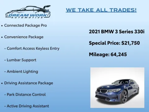 Photos of 2021 BMW 3 Series 330i for sale in Charlotte, NC at Dream Work Automotive