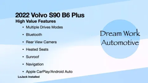 Another view of 2023 Volvo S90 B6 Plus for sale in Charlotte, NC at Dream Work Automotive