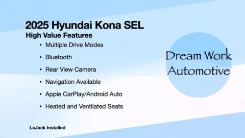 Another view of 2025 Hyundai Kona SEL for sale in Charlotte, NC at Dream Work Automotive