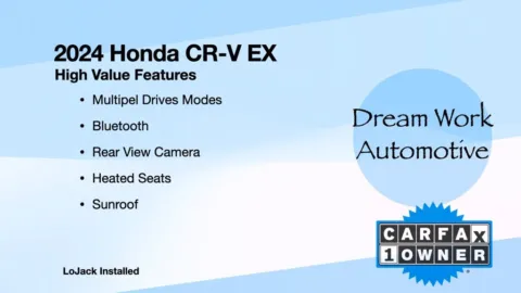 Another view of 2024 Honda CR-V EX for sale in Charlotte, NC at Dream Work Automotive