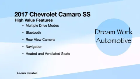 Another view of 2017 Chevrolet Camaro SS for sale in Charlotte, NC at Dream Work Automotive