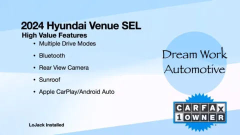 Another view of 2024 Hyundai Venue SEL for sale in Charlotte, NC at Dream Work Automotive
