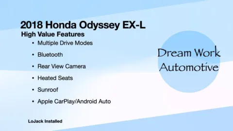 Another view of 2018 Honda Odyssey EX-L for sale in Charlotte, NC at Dream Work Automotive