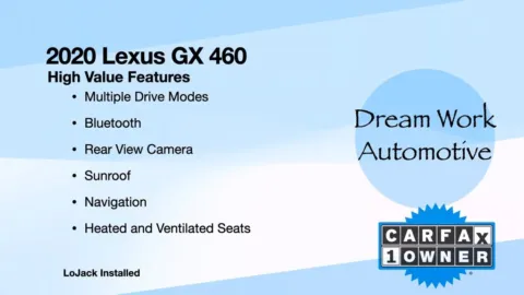 Another view of 2020 Lexus GX 460 for sale in Charlotte, NC at Dream Work Automotive