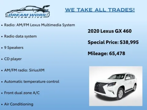Photos of 2020 Lexus GX 460 for sale in Charlotte, NC at Dream Work Automotive
