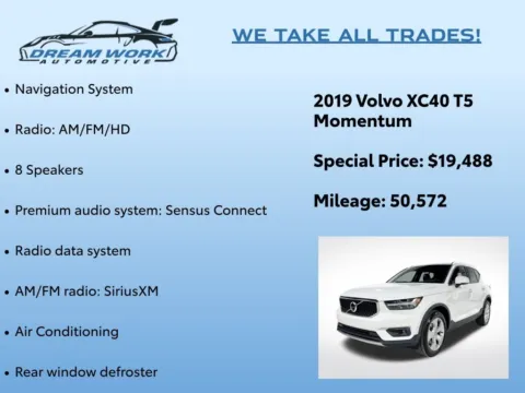 Photos of 2019 Volvo XC40 Momentum for sale in Charlotte, NC at Dream Work Automotive