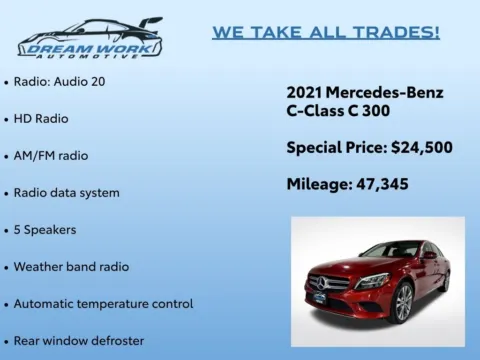 Photos of 2021 Mercedes-Benz C-Class C 300 for sale in Charlotte, NC at Dream Work Automotive