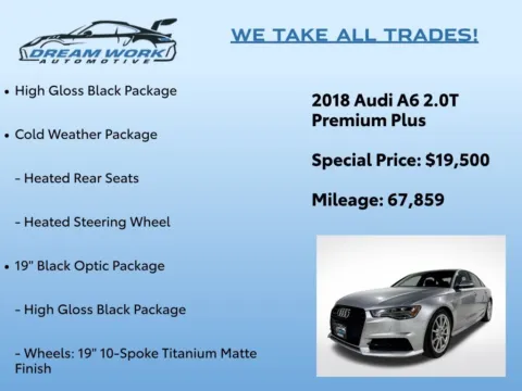 Photos of 2018 Audi A6 2.0T Premium Plus for sale in Charlotte, NC at Dream Work Automotive