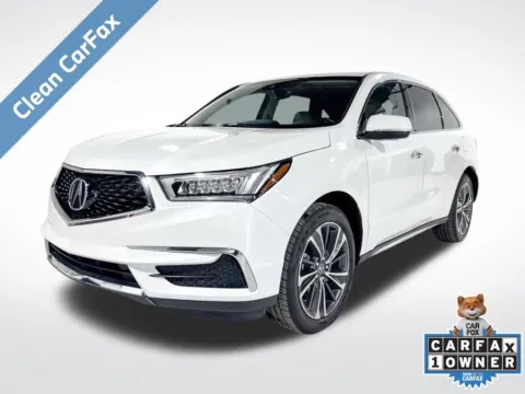 White 2020 Acura MDX Technology for sale in Charlotte, NC