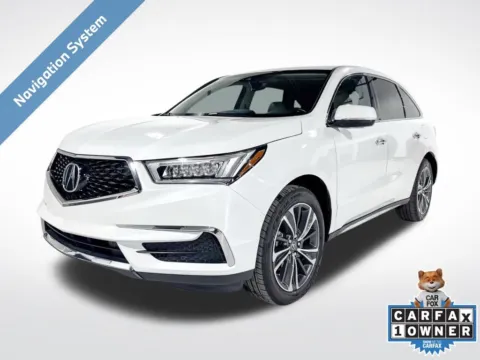 White 2020 Acura MDX Technology for sale in Charlotte, NC