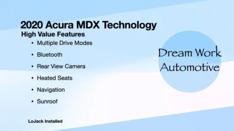 Another view of 2020 Acura MDX Technology for sale in Charlotte, NC at Dream Work Automotive