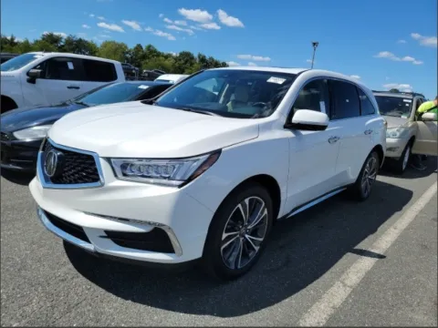 White 2020 Acura MDX Technology for sale in Charlotte, NC