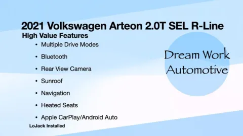 Another view of 2021 Volkswagen Arteon 2.0T SEL R-Line for sale in Charlotte, NC at Dream Work Automotive