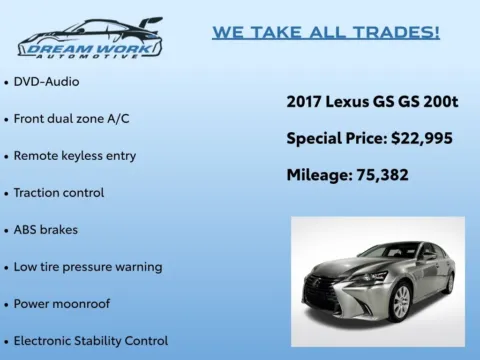 Photos of 2017 Lexus GS 200t for sale in Charlotte, NC at Dream Work Automotive
