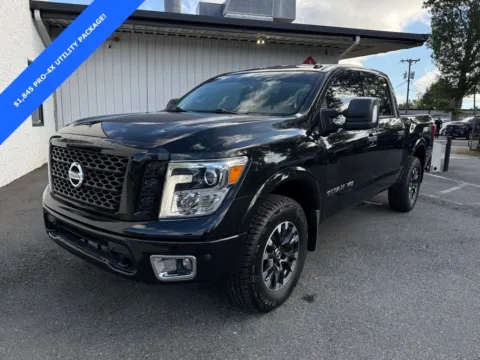 Black 2018 Nissan Titan PRO-4X for sale in Charlotte, NC